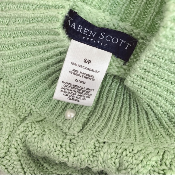 Vintage Pearl Detail Knit Sweater - Picture 3 of 3